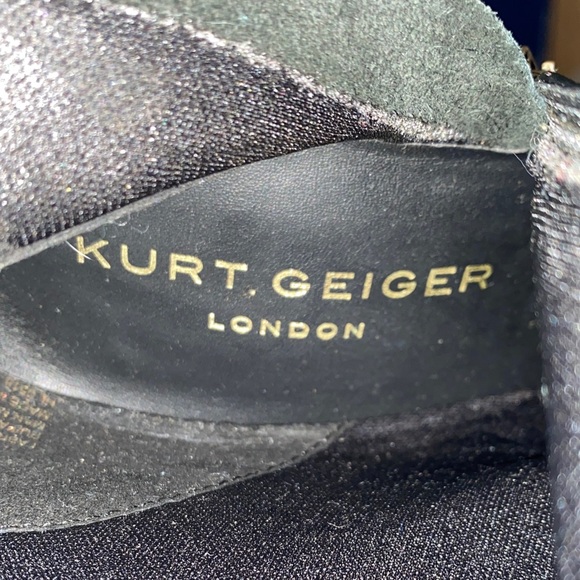 Kurt Geiger Black Heeled Boots with colored rhinestones - Picture 10 of 12